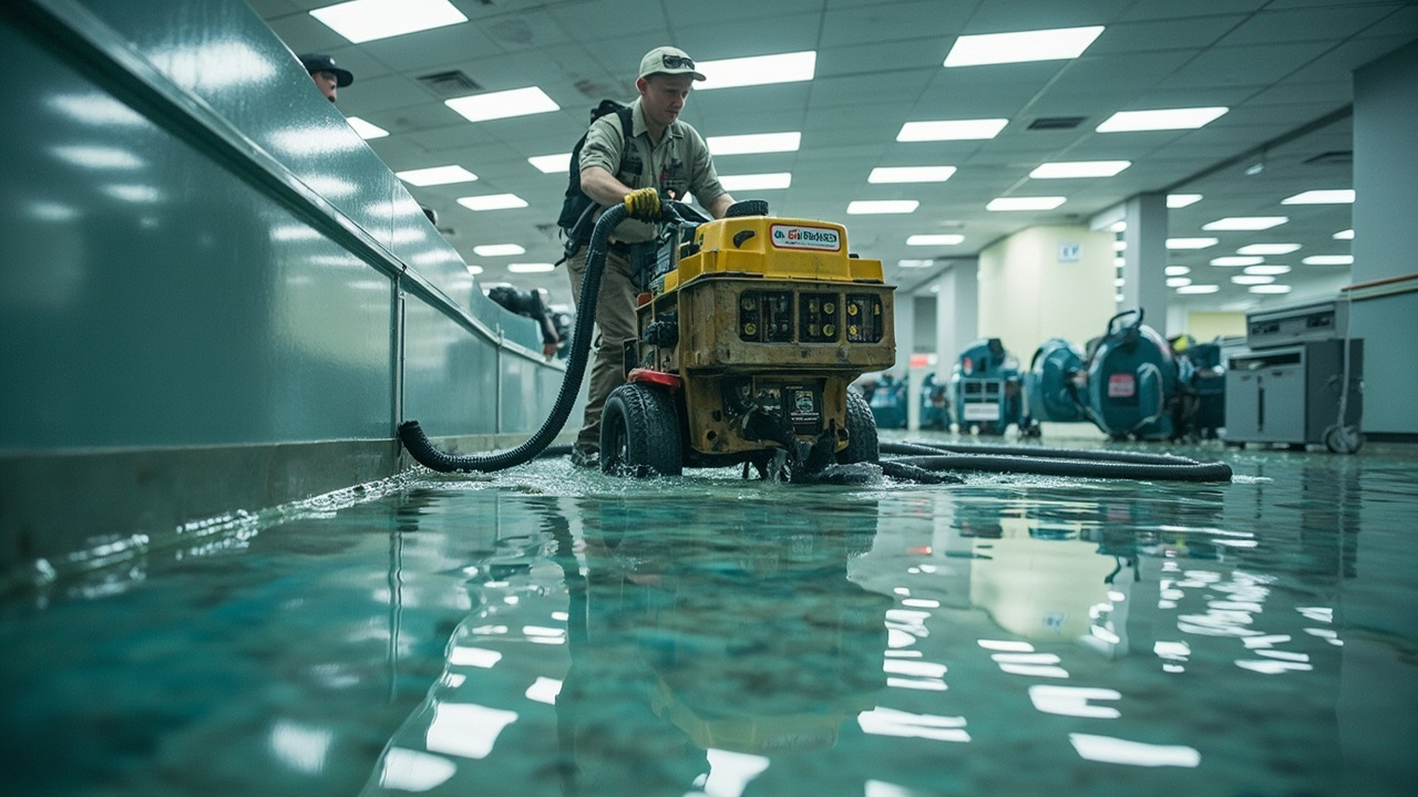 Fire Sprinkler Water Cleanup in Cincinnati – 24/7 Emergency Response Within 60 Minutes