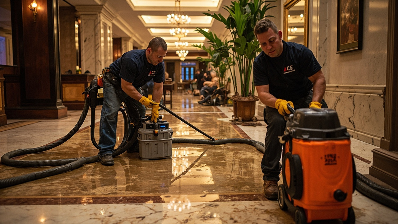 How Professional Hospitality Flood Remediation Differs from Standard Water Removal