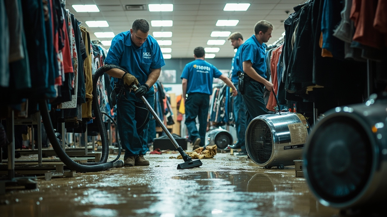 Retail Store Water Cleanup in Cincinnati – Minimize Downtime and Protect Revenue