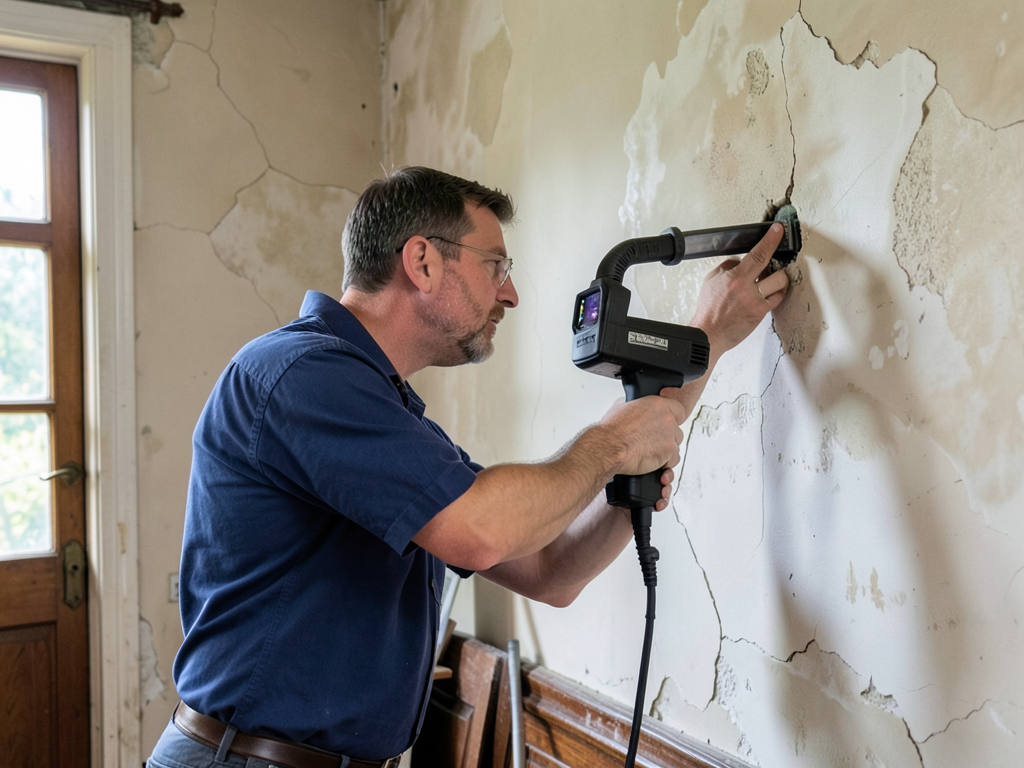 Emergency flood cleanup and structural drying in w