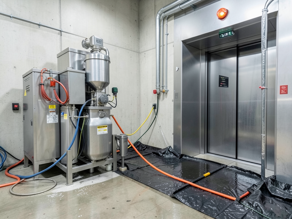 How to Dry Out a Wet Elevator Pit in Your Downtown Cincinnati Commercial Building