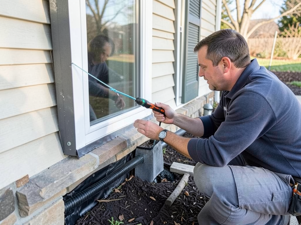 How to stop basement window wells from filling wit
