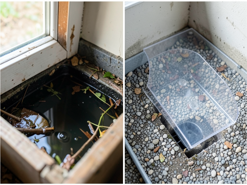 How to Stop Basement Window Wells from Filling with Water in Beckett Ridge