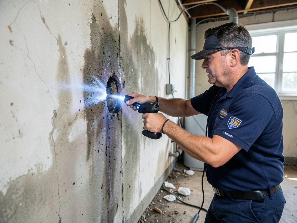 Reliable sump pump failure repair and cleanup in a